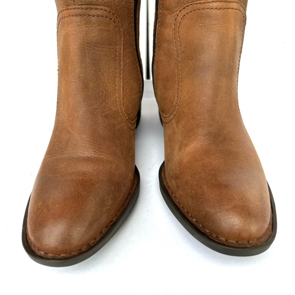 NWOT BORN Sz 7M CBFC19 Style Knee High Leather Brown Boots - Picture 2 of 16